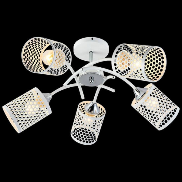 Потолочная люстра Reluce 01332-0.3-05 WH+CR Потолочная люстра Reluce 01332-0.3-05 WH+CR