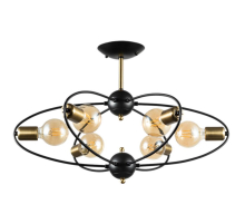 Потолочная люстра Arte Lamp Glasgow A1963PL-6BK
