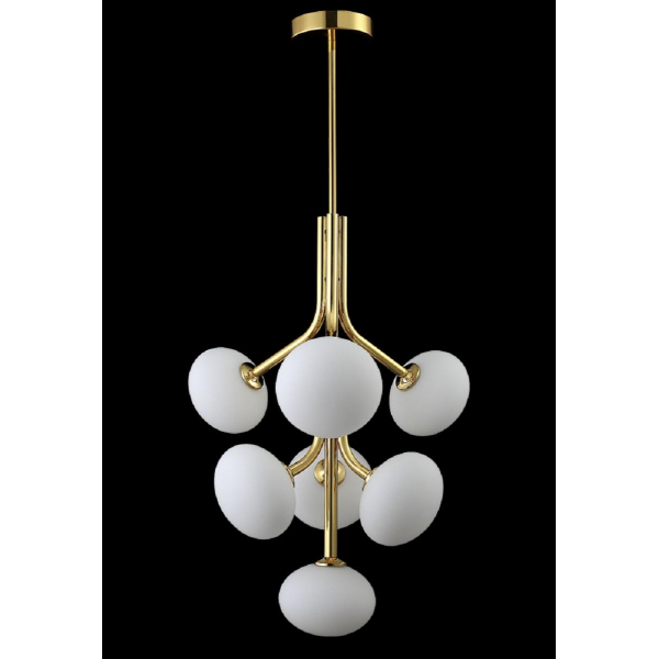 Подвесная люстра Crystal Lux ALICIA SP7 GOLD/WHITE Подвесная люстра Crystal Lux ALICIA SP7 GOLD/WHITE