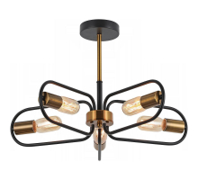 Потолочная люстра Illumico IL8253-5COU-79 BK GD