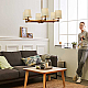 Подвесная люстра Imperium Loft Jorgenson D85 Beige/Dark Wood 102089-26