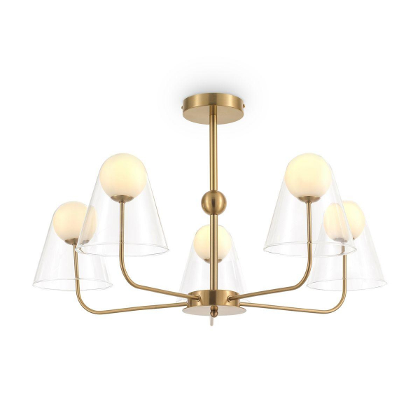 Потолочная люстра Freya Doublety FR5382PL-05BS Потолочная люстра Freya Doublety FR5382PL-05BS