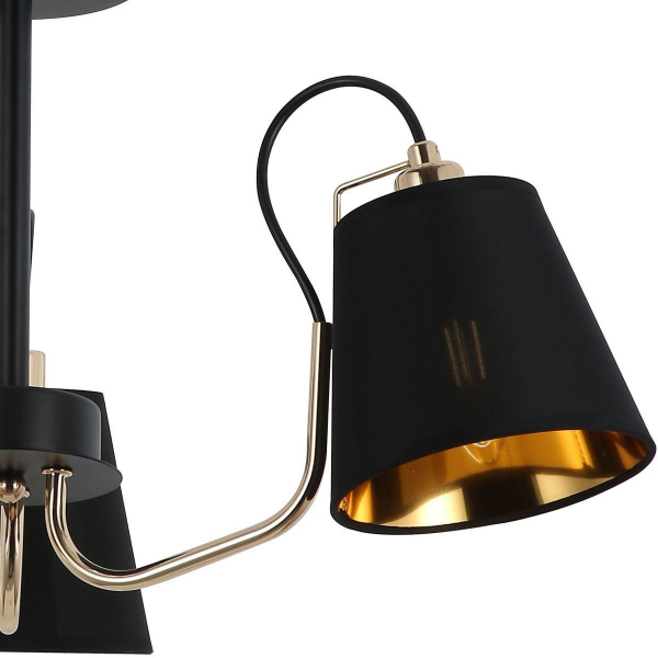 Потолочная люстра Illumico IL6120-3COU-79 BK GD Потолочная люстра Illumico IL6120-3COU-79 BK GD