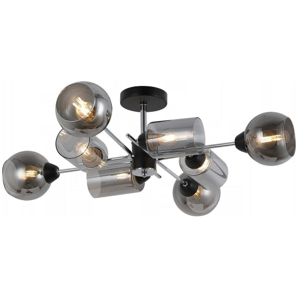 Потолочная люстра Illumico IL8243-8COU-79 BK CR Потолочная люстра Illumico IL8243-8COU-79 BK CR