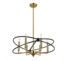 Подвесная люстра Indigo Trionfo V10020/6R Black V000487