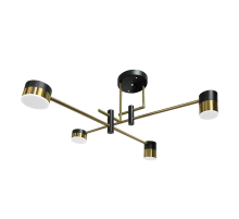 Потолочная светодиодная люстра Gerhort G51243/4BK+AB