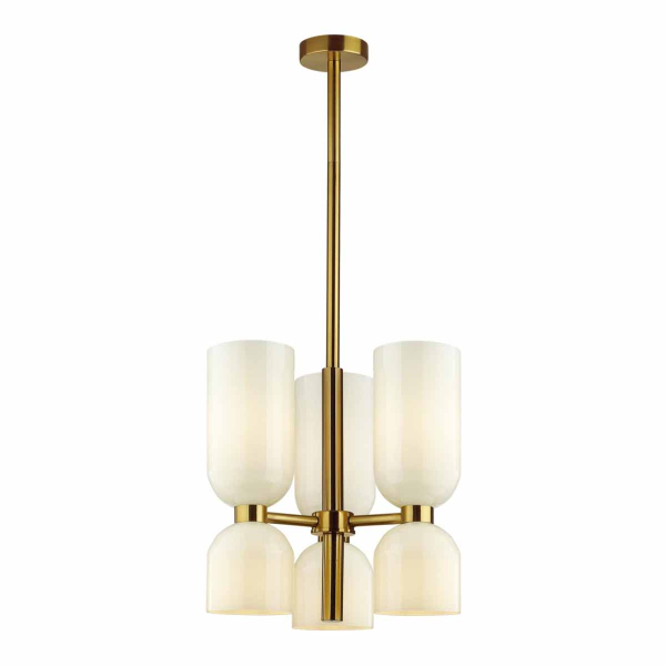 Подвесная люстра Odeon Light Midcent Orinoco 4798/6