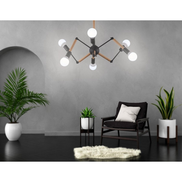 Подвесная люстра Ambrella light Traditional Loft TR80488 Подвесная люстра Ambrella light Traditional Loft TR80488