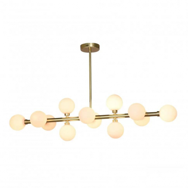 Подвесная люстра iLamp Golden 712P/12 GL-WH Подвесная люстра iLamp Golden 712P/12 GL-WH