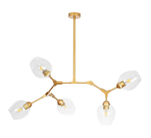 Подвесная люстра Arte Lamp Yuka A4103SP-5GO