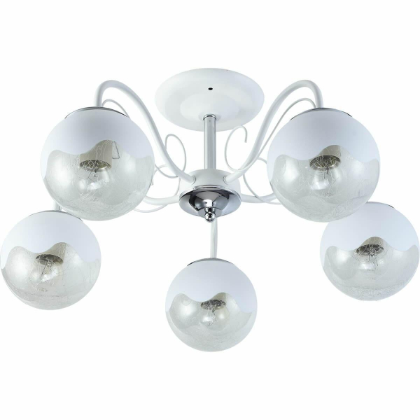 Потолочная люстра Reluce 01326-0.3-05 WH+CR Потолочная люстра Reluce 01326-0.3-05 WH+CR