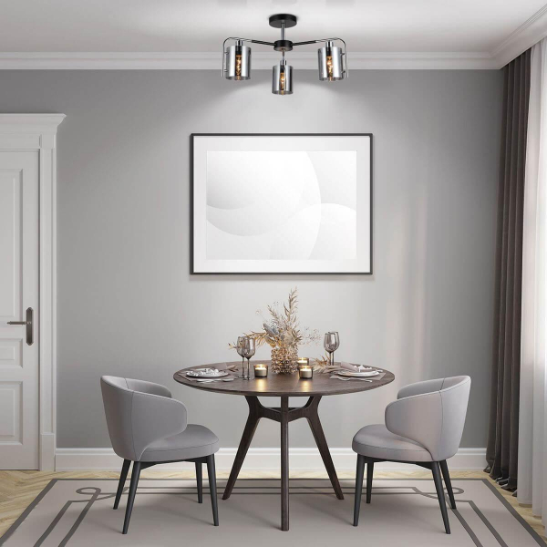 Потолочная люстра Escada Elegant 671/3P Chrome Потолочная люстра Escada Elegant 671/3P Chrome