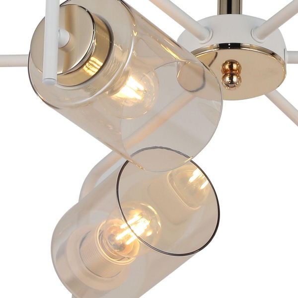 Потолочная люстра Illumico IL8248-6COU-79 WH GD Потолочная люстра Illumico IL8248-6COU-79 WH GD