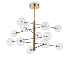 Подвесная люстра Ideal Lux Equinoxe SP12 Ottone Antico 200125