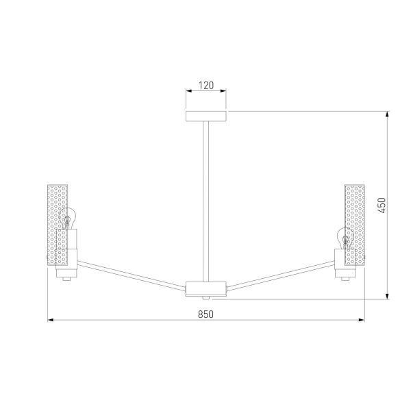 Потолочная люстра Eurosvet Grino 70139/8 никель Потолочная люстра Eurosvet Grino 70139/8 никель