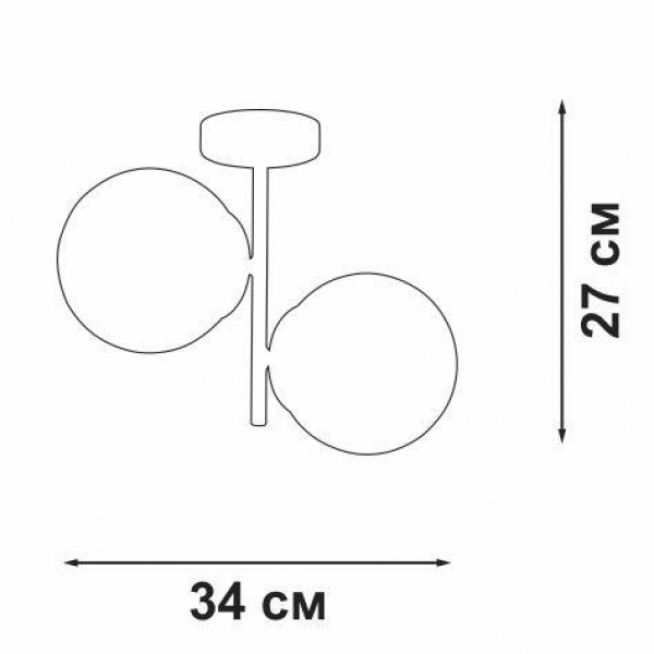 Потолочная люстра Vitaluce V2936-8/2PL Потолочная люстра Vitaluce V2936-8/2PL
