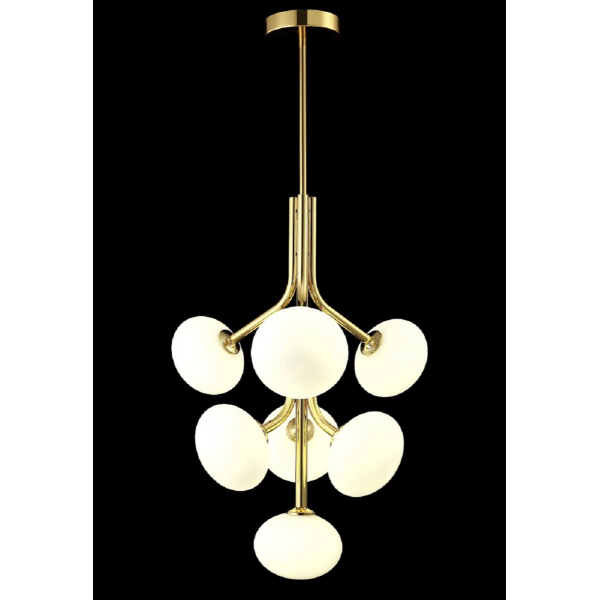 Подвесная люстра Crystal Lux ALICIA SP7 GOLD/WHITE Подвесная люстра Crystal Lux ALICIA SP7 GOLD/WHITE