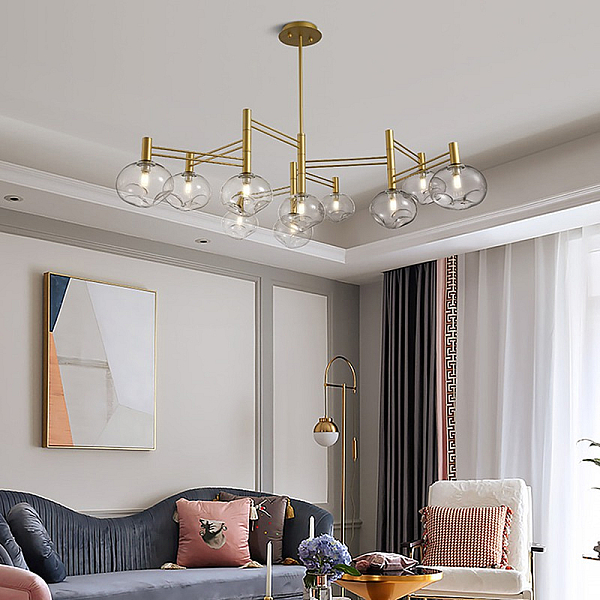 Подвесная люстра Imperium Loft Temper L10 Gold 229051-26