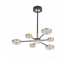 Подвесная светодиодная люстра Arte Milano Ferrara72069 272069/6 BK/GD