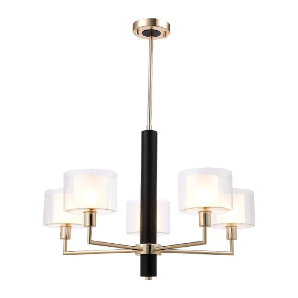 Подвесная люстра Crystal Lux Maestro SP-PL5 Gold Подвесная люстра Crystal Lux Maestro SP-PL5 Gold
