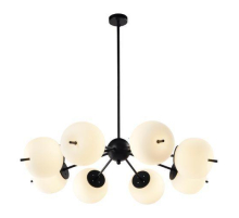 Подвесная светодиодная люстра Elvan LU-9326/8-6W-WW-BkWh