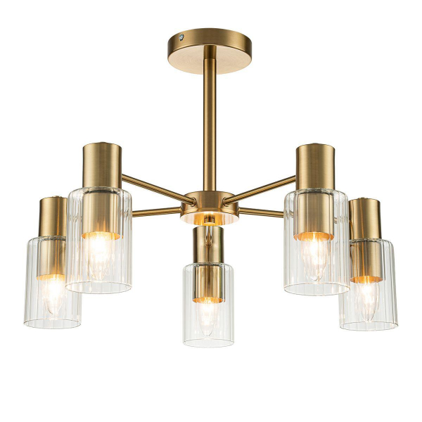 Потолочная люстра Escada Diversity 2120/5P Gold Потолочная люстра Escada Diversity 2120/5P Gold