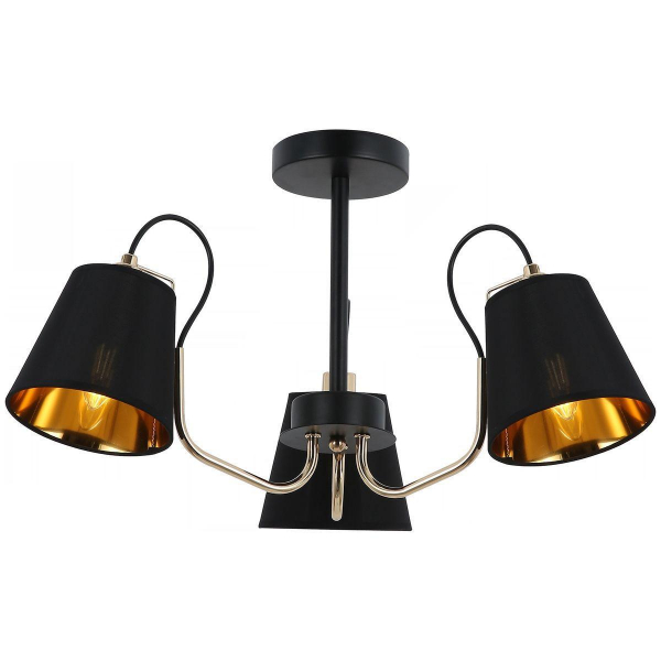 Потолочная люстра Illumico IL6120-3COU-79 BK GD Потолочная люстра Illumico IL6120-3COU-79 BK GD