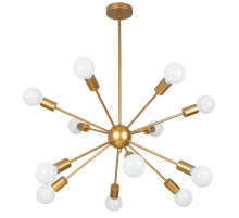 Подвесная люстра Arte Lamp Alastor A6702PL-12PB