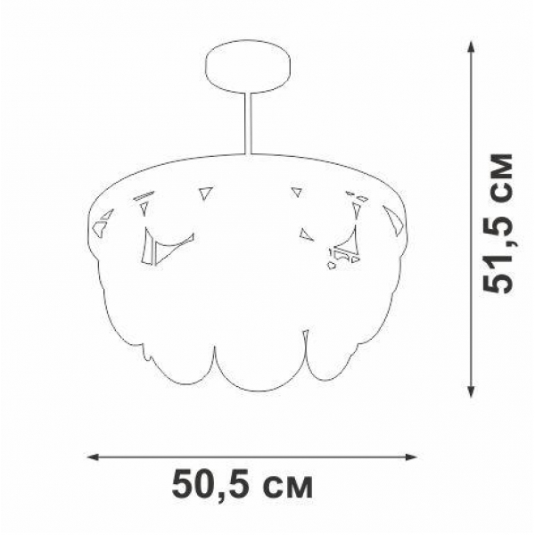Подвесная люстра Vitaluce V5882-8/6PL Подвесная люстра Vitaluce V5882-8/6PL