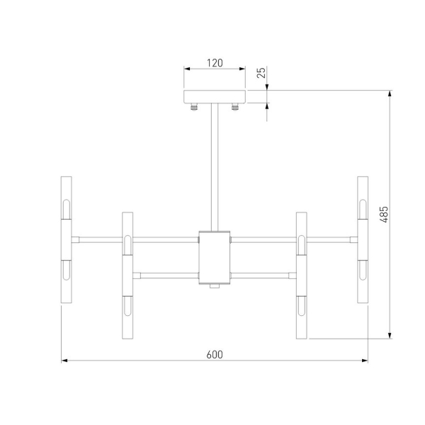 Подвесная люстра Bogates Bastone 345 Smart Подвесная люстра Bogates Bastone 345 Smart