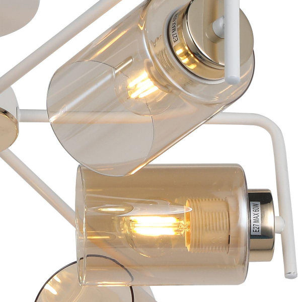 Потолочная люстра Illumico IL8248-6COU-79 WH GD Потолочная люстра Illumico IL8248-6COU-79 WH GD