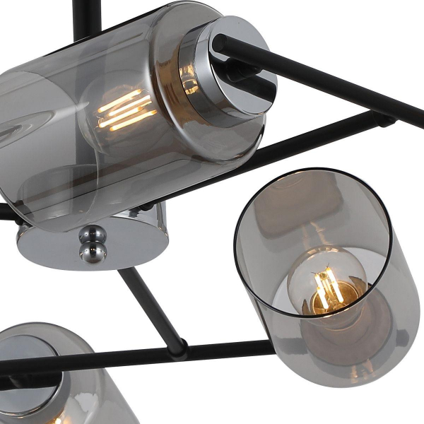 Потолочная люстра Illumico IL8276-6COU-79 BK CR Потолочная люстра Illumico IL8276-6COU-79 BK CR