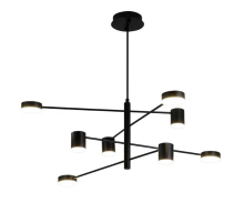 Подвесная светодиодная люстра Gerhort G61250/8BK BK