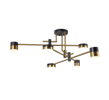 Потолочная светодиодная люстра Gerhort G51243/6BK+AB