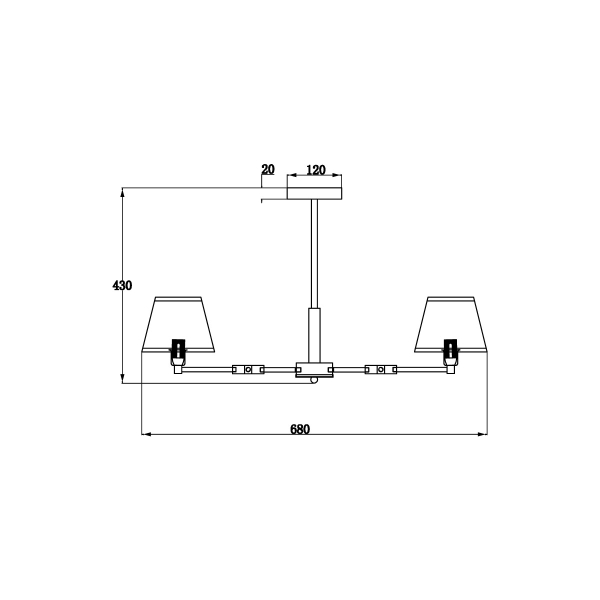 Потолочная люстра Vele Luce Adele VL4003L06