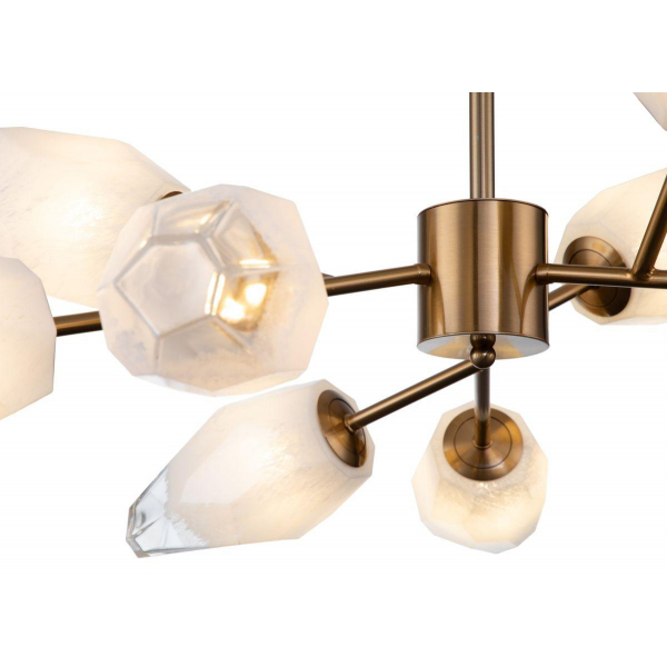Потолочная люстра Indigo Boccio 13003/9C Brass V000004 Потолочная люстра Indigo Boccio 13003/9C Brass V000004
