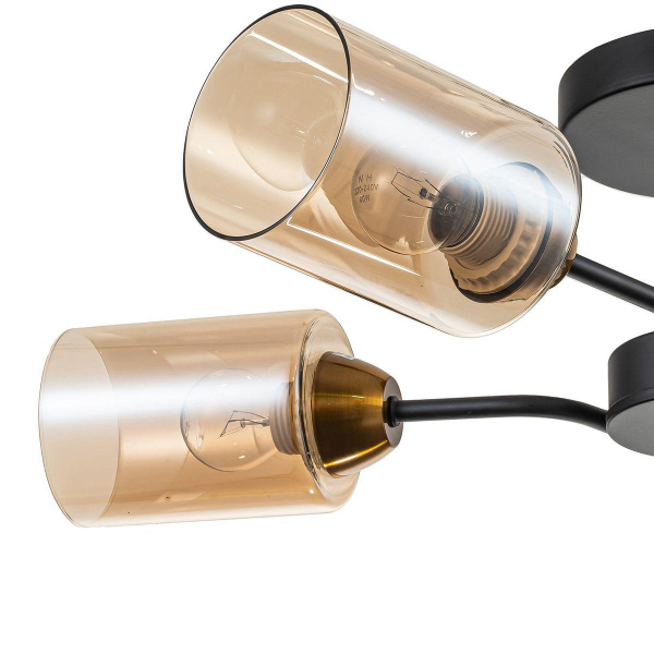 Потолочная люстра Escada Vertigo 1131/4P Black/Gold Потолочная люстра Escada Vertigo 1131/4P Black/Gold