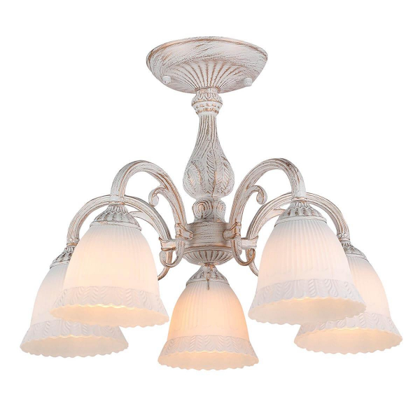 Потолочная люстра Escada Versailes 1114/5PL White Потолочная люстра Escada Versailes 1114/5PL White