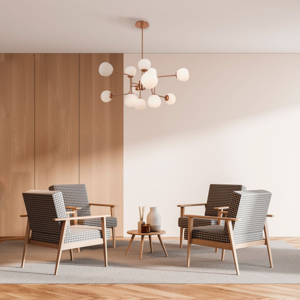 Подвесная люстра Maytoni Erich MOD221-PL-12-G Подвесная люстра Maytoni Erich MOD221-PL-12-G