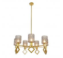 Подвесная люстра Indigo Preda V13025/7R Gold V000470