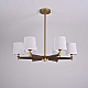 Подвесная люстра Imperium Loft Jorgenson D85 White/Dark Wood 203574-26