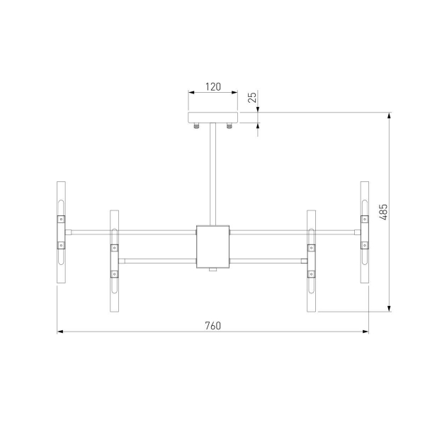 Подвесная люстра Bogates Bastone 346 Smart Подвесная люстра Bogates Bastone 346 Smart