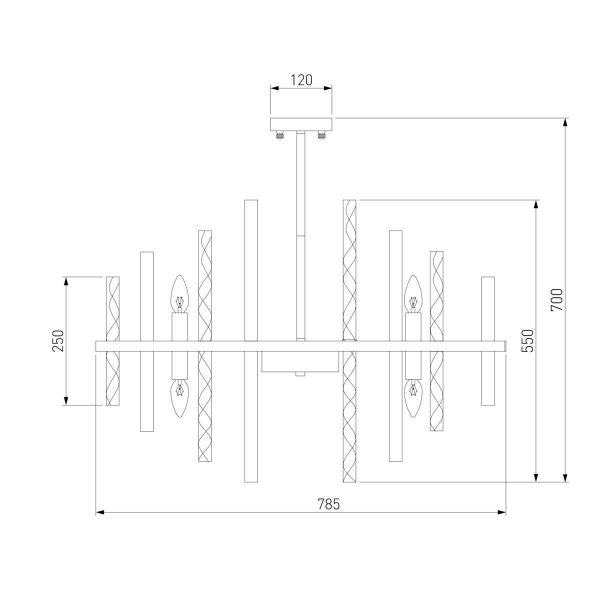 Подвесная люстра Bogates Hollis 367/12 Smart Подвесная люстра Bogates Hollis 367/12 Smart