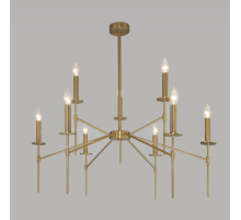 Потолочная люстра Eurosvet 60142/9 латунь