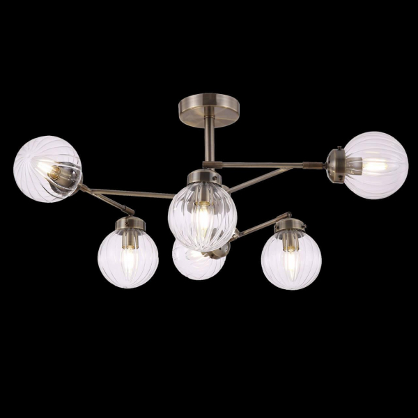 Потолочная люстра Freya Daisy FR5041PL-06BS Потолочная люстра Freya Daisy FR5041PL-06BS