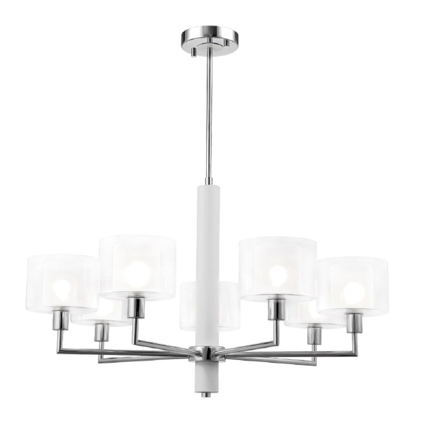 Подвесная люстра Crystal Lux Maestro SP-PL7 Chrome Подвесная люстра Crystal Lux Maestro SP-PL7 Chrome
