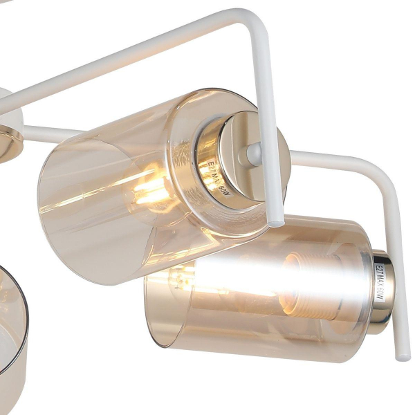 Потолочная люстра Illumico IL8248-5COU-79 WH GD Потолочная люстра Illumico IL8248-5COU-79 WH GD