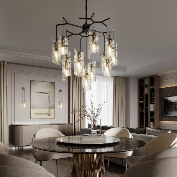 Подвесная люстра Odeon Light Exclusive Modern Fusilli 5439/13 Подвесная люстра Odeon Light Exclusive Modern Fusilli 5439/13