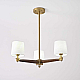 Подвесная люстра Imperium Loft Jorgenson D70 White/Dark Wood 203579-26