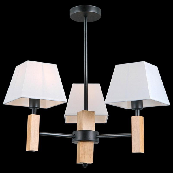 Подвесная люстра Illumico IL0026-3PSQ-19 BK WD Подвесная люстра Illumico IL0026-3PSQ-19 BK WD